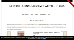 Desktop Screenshot of nextrtc.org