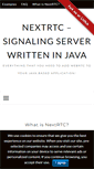 Mobile Screenshot of nextrtc.org