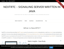 Tablet Screenshot of nextrtc.org